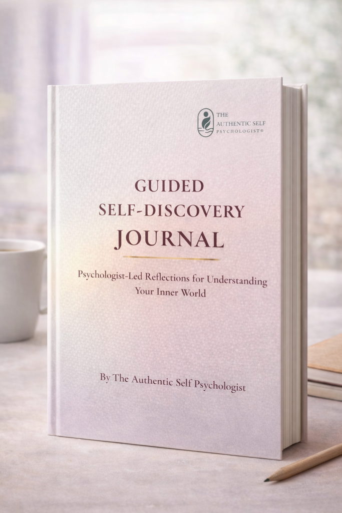 Guided Self-Discovery Journal: Psychologist-Led Reflections for Understanding Your Inner World by The Authentic Self Psychologist